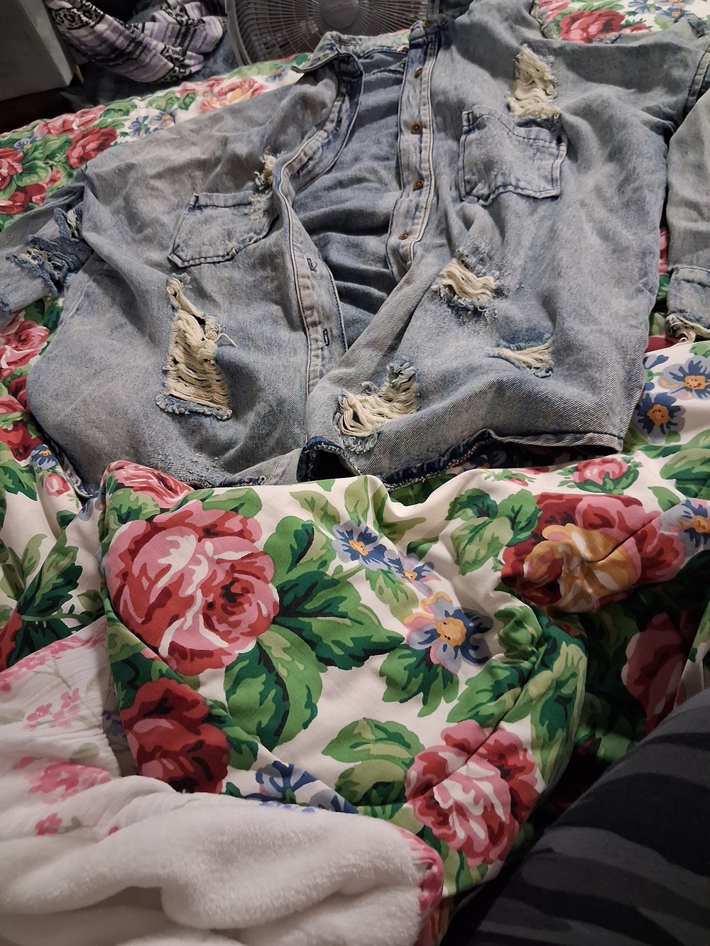Hot & Delicious Light Blue Denim Top